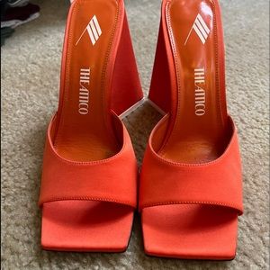 Attico block heels. Only worn once!